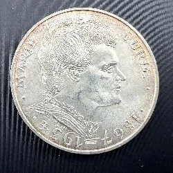 pièce 100 francs marie curie 1984 argent 900 millième 15,01g
