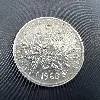 pièce 5 francs semeuse 1960 argent 835 millième 11,98g