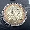 pièce 50 francs hercule 1977 argent 900 millième 30,02g