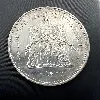 pièce 50 francs hercule 1977 argent 900 millième 30g