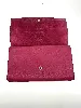 pochette /sac saint laurent en cuir chyc rose fuschia