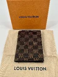 porte cartes / porte passeport louis vuitton en toile damier