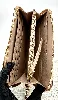 portefeuille chloé zippé en cuir bicolore
