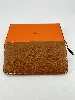 portefeuille hermès modèle silk'in classique en cuir marron, doublure en twill de soie