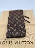 portefeuille long / organiser louis vuitton insolite en toile damier ébène