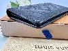 portefeuille louis vuitton brazza en cuir noir damier empreinte