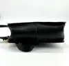 sac bandoulière sonia rykiel en cuir et tissu noir