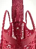 sac cabas max mara plastique rouge avec bandoulière en cuir