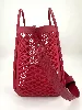 sac cabas max mara plastique rouge avec bandoulière en cuir