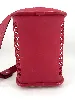 sac cabas max mara plastique rouge avec bandoulière en cuir