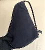 sac christian dior mini saddle vintage édition limitée 0405 en satin noir et broderies fleurs rouges
