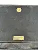 sac dior vintage en toile noir à motif nid d'abeille