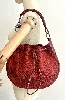 sac gucci hobo en toile rouge monogramme et cuir