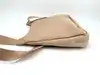 sac longchamp messenger en toile rose poudré à bandoulière