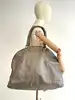 sac saint laurent en cuir taupe metallique