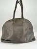 sac saint laurent en cuir taupe metallique