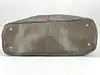 sac saint laurent en cuir taupe metallique