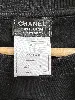 sweat chanel logo cc en molleton de coton noir