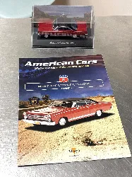 voiture miniature 1:43 amc javelin 1972 - rouge et doré - voitures américaines
