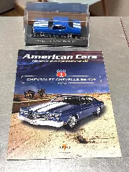 voiture miniature 1:43 chevrolet chevelle ss454 1970 - bleu - voitures américaines