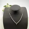 97380145 collier avec perles synthétique et oxyde l45 cm