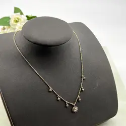 97389845 collier avec breloques étoiles  l45 cm