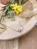 97393418 bracelet plaqué or 4 pierres verte bleue et roses l18 cm