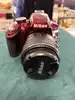 appareil photo nikon rouge d3200 + objectif nikon af-s dx nikkor 18-55mm f/3.5-5.6g vr ii