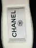 baskets chanel cc en suède et toile matelassé vert clair