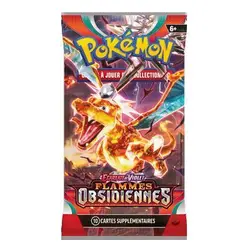 booster pokémon flammes obsidiennes ecarlate et violet ev04 aléatiure vf