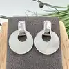 boucles d'oreilles en argent ornées de nacre argent 925 millième (22 ct) 3,80g
