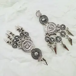 boucles d'oreilles gas bijoux pendantes argentées