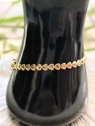 bracelet motif coeurs articulés en or or 750 millième (18 ct) 4,99g