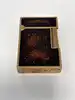 briquet s.t dupont laque de chine en plaqué or