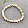 brpi bracelet élastiqué en pierre agate d6mm