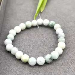 brpi bracelet élastiqué en pierre jade d8mm