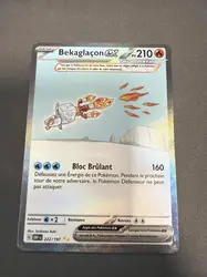 carte pokémon bekaglacon ex 222/197