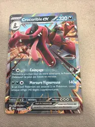 carte pokémon crocorible ex 055/086