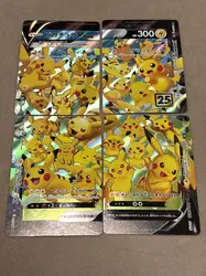 cartes pokémon pikachu v-union full set japonais