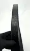ceinture versace medusa en cuir de veau noir avec boucle argenté dcu4140.dvt91 taille 95