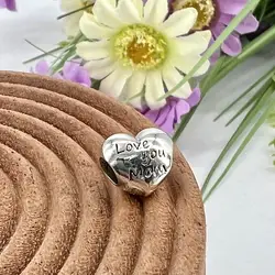 charm argent coeur love scintillant argent 925 millième (22 ct) 2,71g