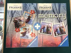 coffret 3 puzzles + memory - la reine de