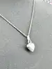 collier argent avec pendentif coeur l40cm argent 925 millième (22 ct) 4,73g