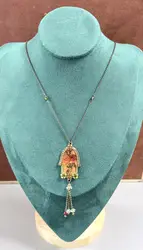 collier michal negrin main de fatma et fleurs