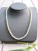 collier perles de culture avec fermoir boule en or  or 750 millième (18 ct) 19,82g