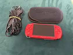 console sony psp base pack - console de jeu portable - rouge radiant