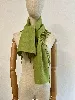 echarpe eric bompard en cachemire vert