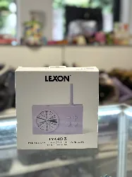 enceinte bluetooth et radio en gomme violet