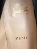 escarpins en talon 11 cm christian louboutin fifi en cuir noir