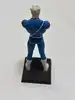 figurine en plomb marvel - quicksilver mercurio - vif argent - 2009